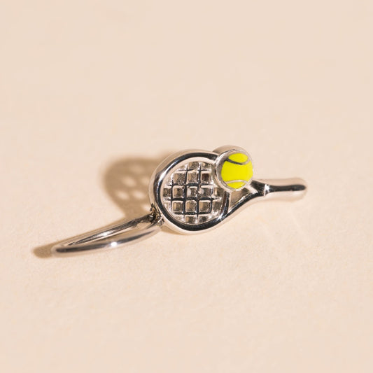 Tennis Racket Necklace Charm