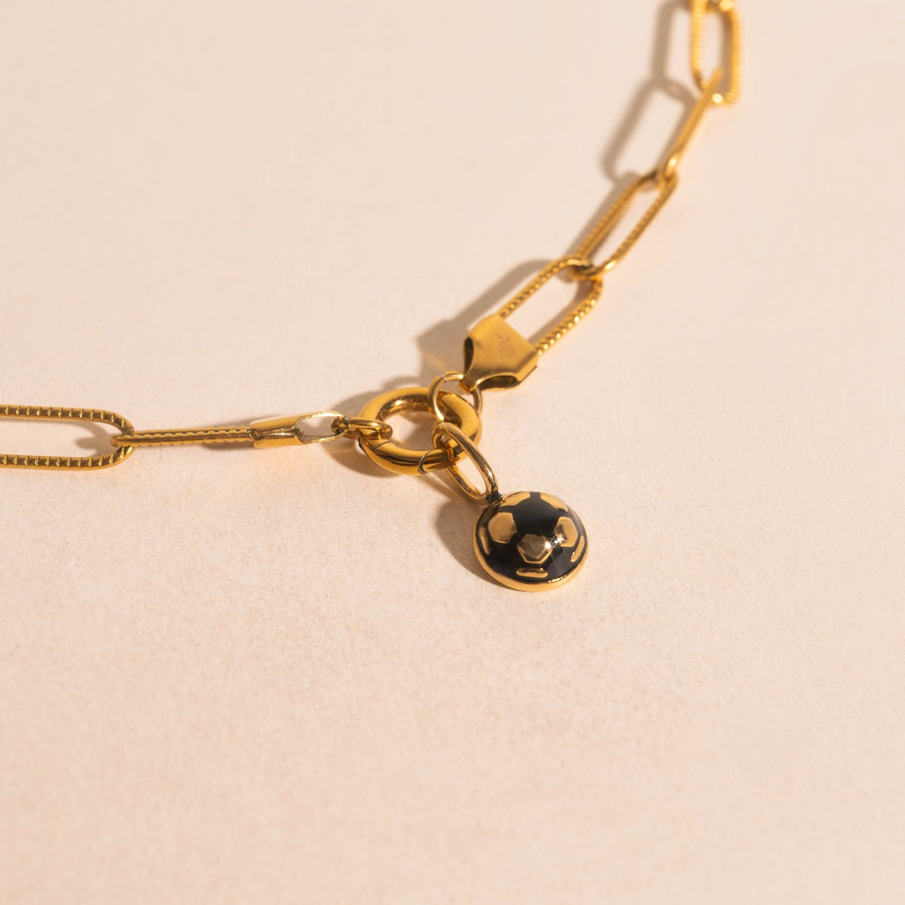 Soccer Ball Necklace Charm