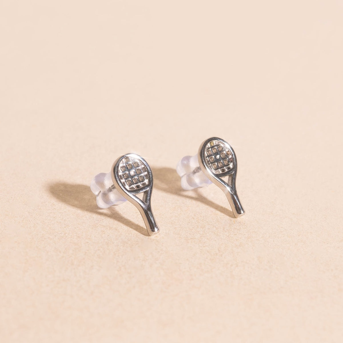 Tennis Racket Stud Earrings