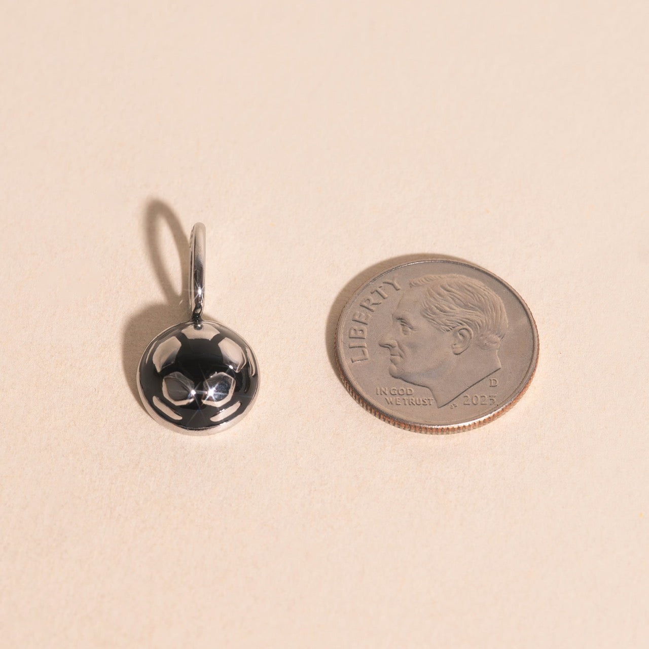 Soccer Ball Necklace Charm
