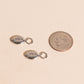 Football Huggie Hoop Charms