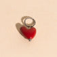 Heart Bead Necklace Charm