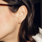 Mini Mother of Pearl Heart Stud Earrings