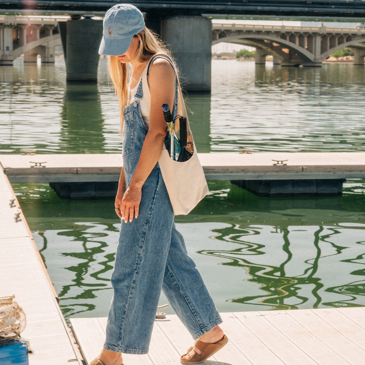 Oh Clem Fishing Club Hand-made Tote Bag