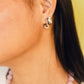 Color Gem Huggie Hoop Earrings