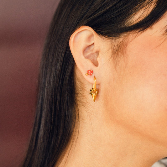 Mushroom Stud Earrings