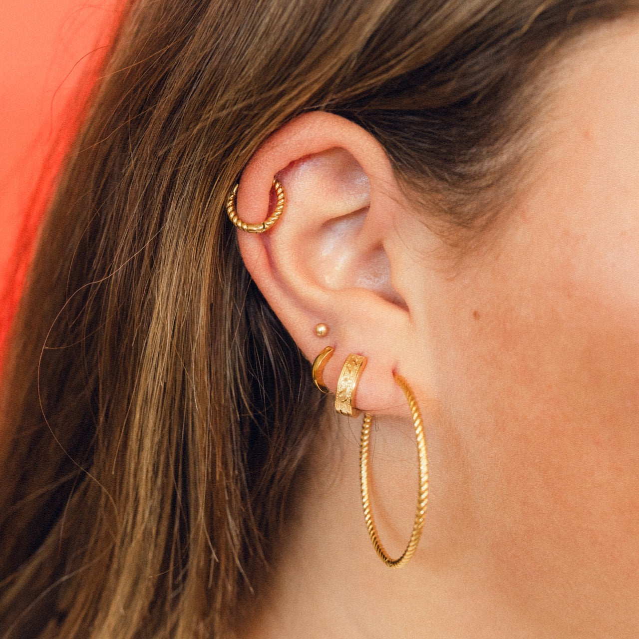 Smooth Tiny Huggie Hoop Earrings – Oh Clementine