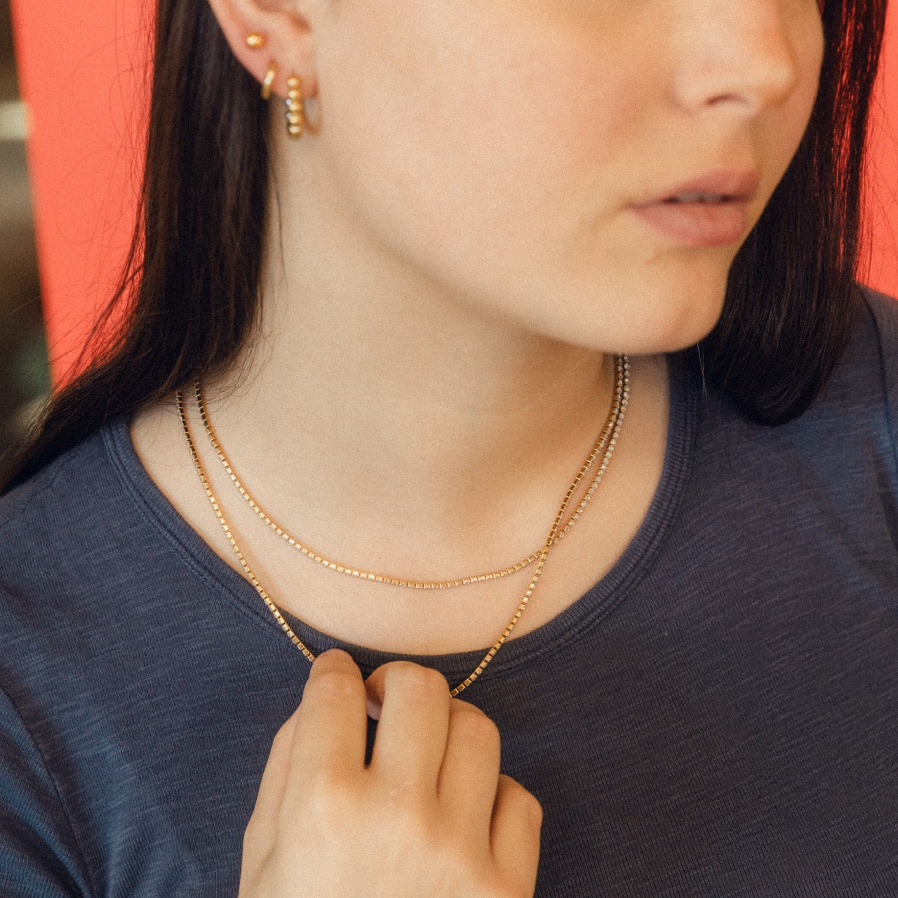 Micro Tennis Necklace – Oh Clementine