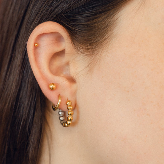 Ball Stud Earrings