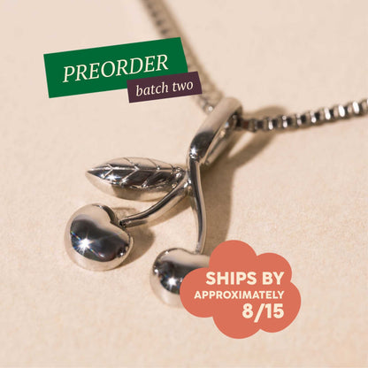 Cherry Necklace Charm