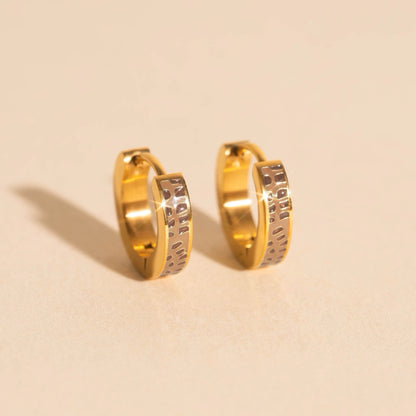 Giraffe Huggie Hoop Earrings