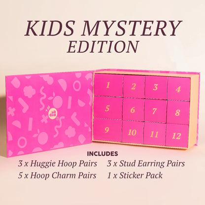 Kids Mystery Jewelry Advent Calendar Box (12-piece)