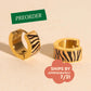 Tiger Super Chunky Huggie Hoop Earrings