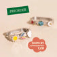 Mother Nature Oblong 3D Huggie Hoop Earrings
