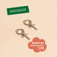 Cross Chunky Huggie Hoop Charms