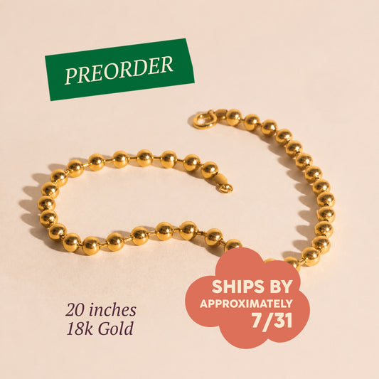 Ballz Chain Necklace