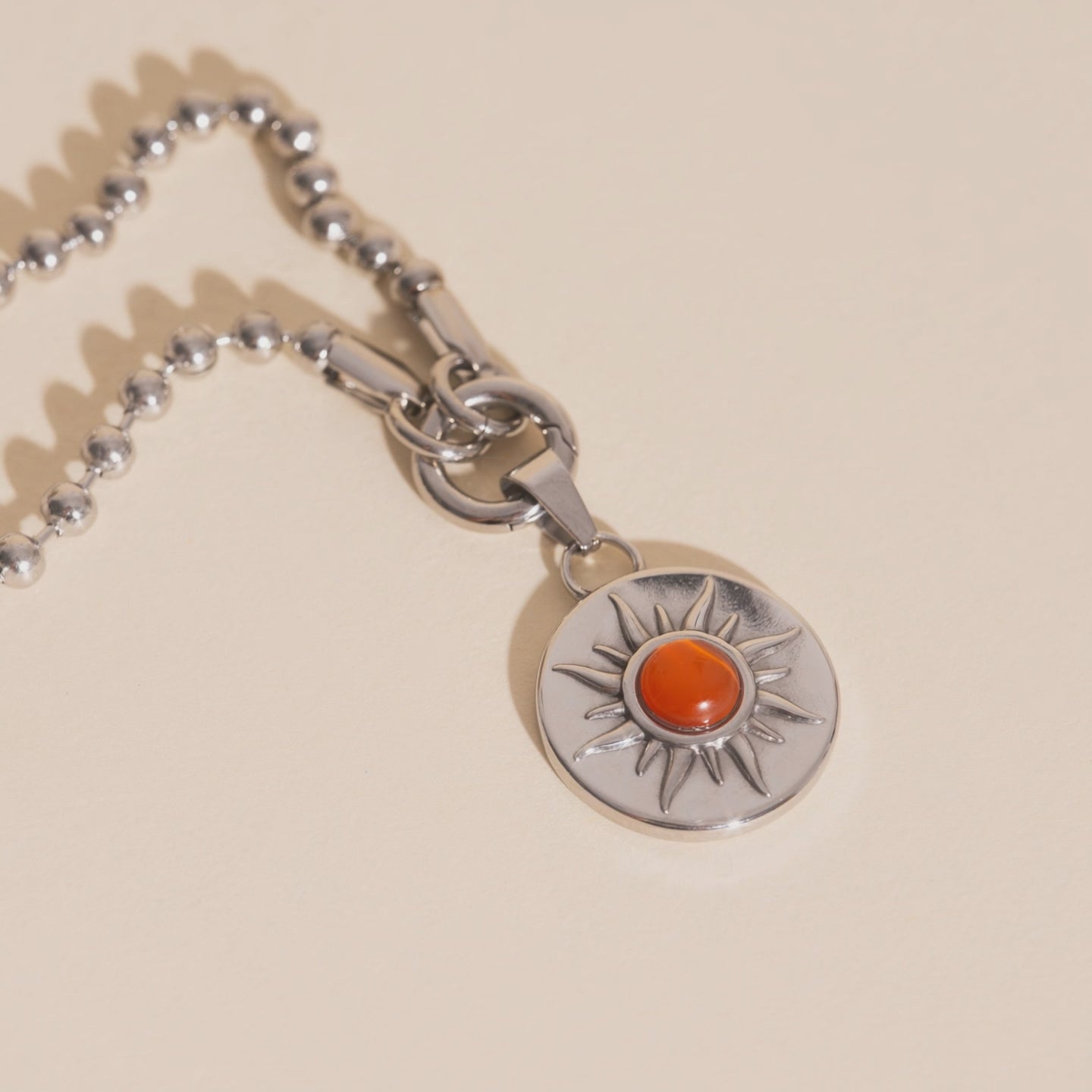 Amber Sun Necklace Charm – Oh Clementine