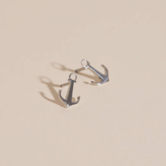 Anchor Stud Earrings